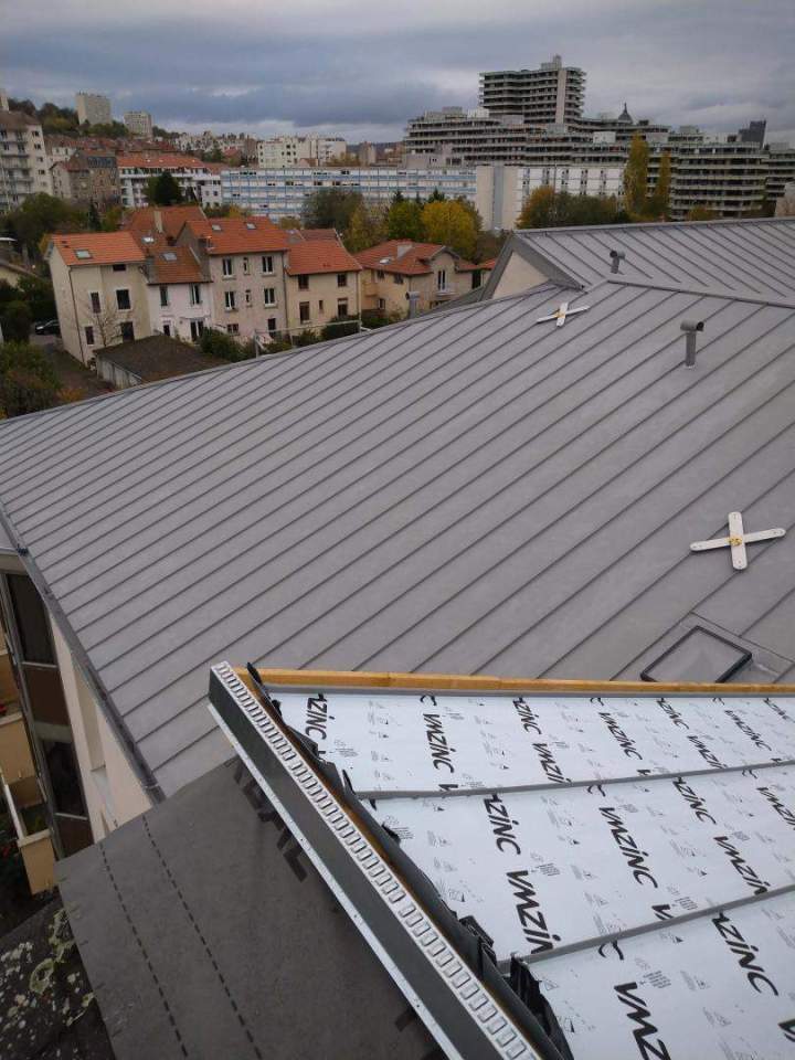 Couverture toiture zinc Nancy