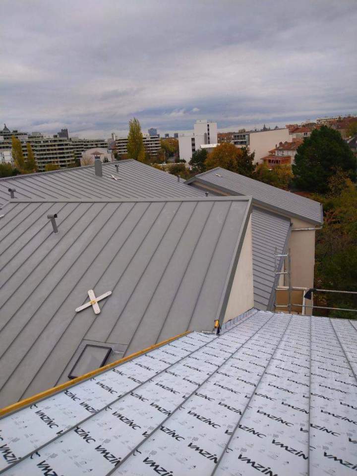 Solution de couverture en zinc Nancy