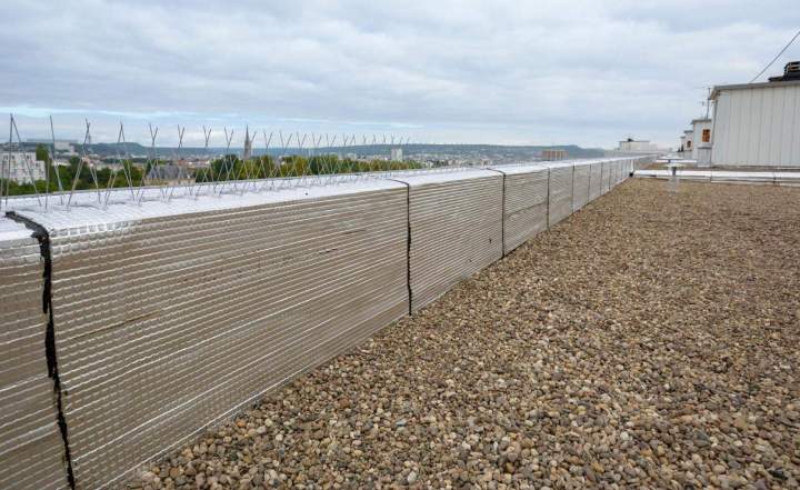 Toiture bâtiment plate gravillonnée Nancy
